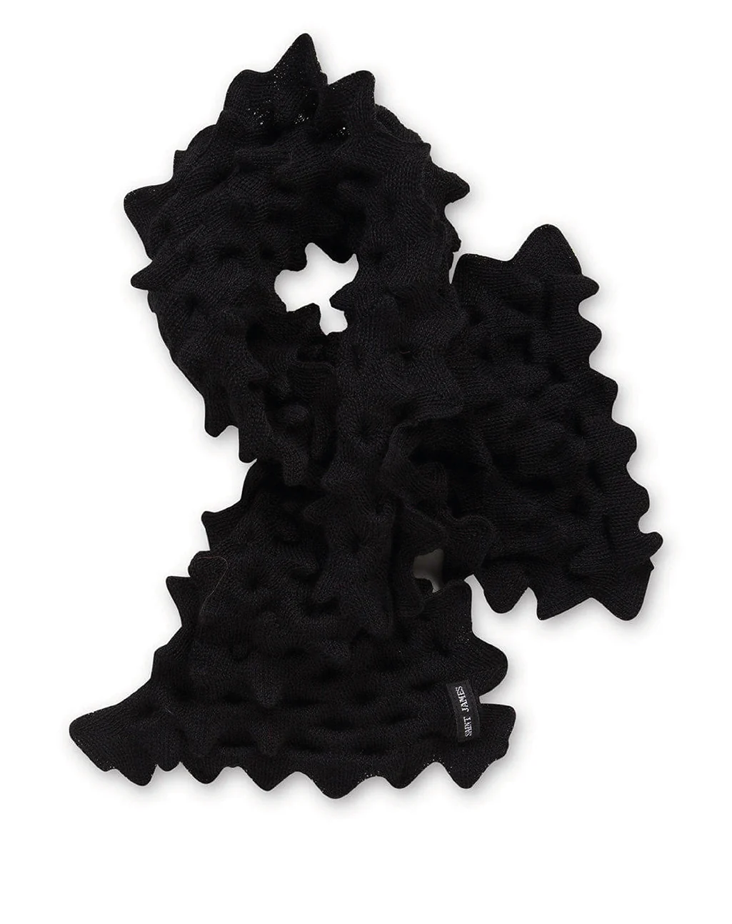 Sjaal met gebobbeld breisel | Alvéole U A - Afbeelding 4