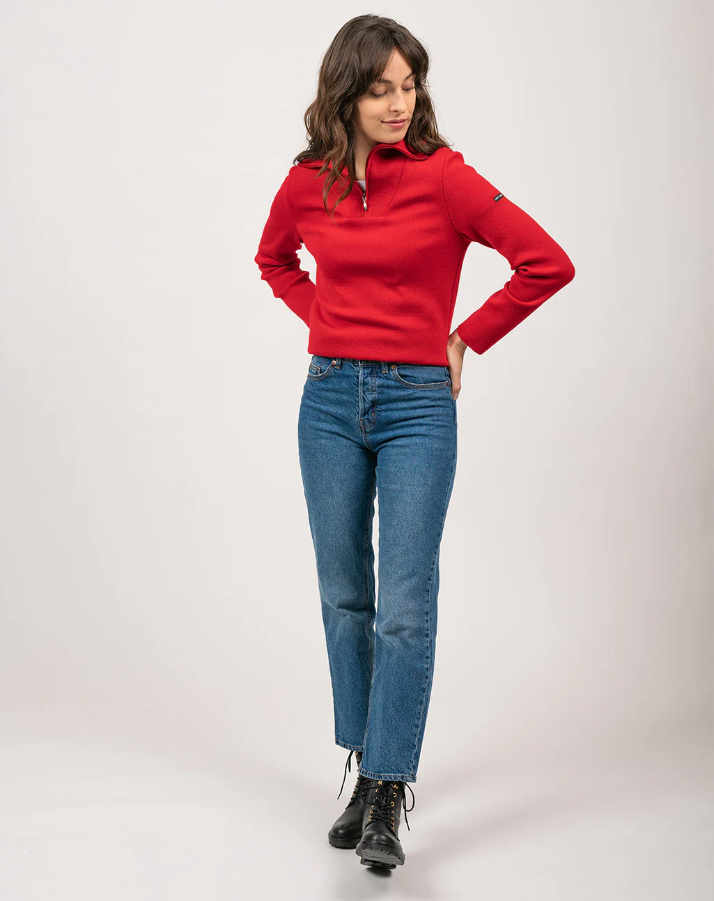 Schipperstrui van lichte wol | Passerelle II U - Afbeelding 7