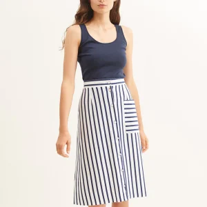 Gestreepte jersey rok | Talence