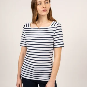 Bretons shirt met vierkante hals | Pléneuf Coton R