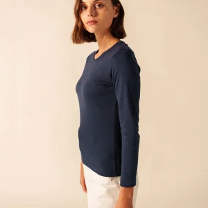 Shirt met lange mouwen | Célina U