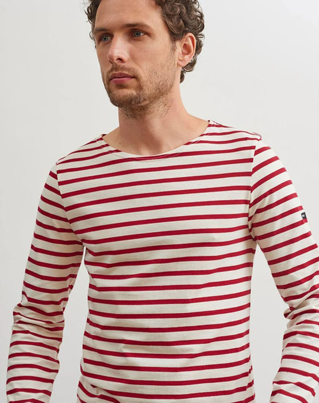 Traditioneel Bretons gestreept shirt | LICHT KATOEN | Minquiers Moderne - Afbeelding 3