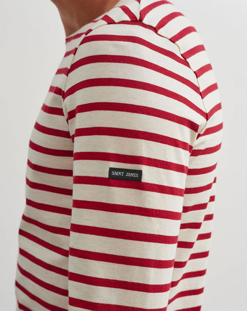 Traditioneel Bretons gestreept shirt | LICHT KATOEN | Minquiers Moderne - Afbeelding 4