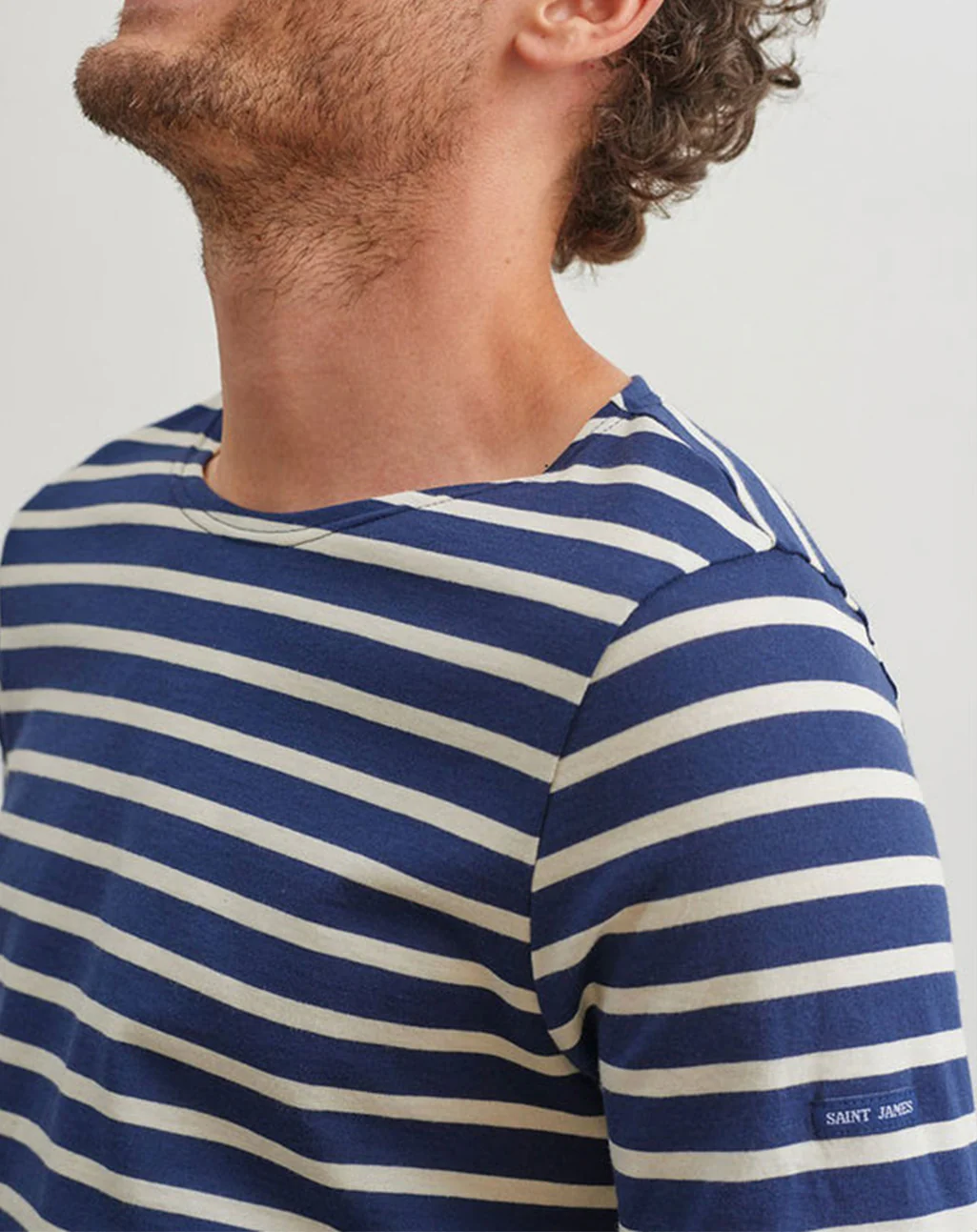 Traditioneel Bretons gestreept shirt | LICHT KATOEN | Minquiers Moderne - Afbeelding 3