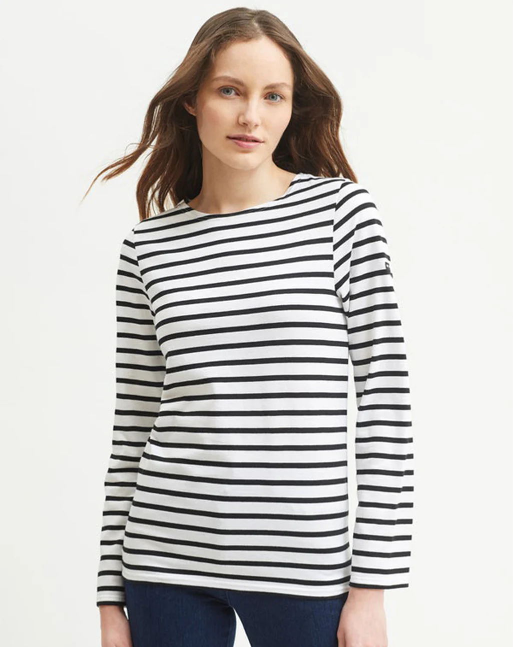 Traditioneel Bretons gestreept shirt | LICHT KATOEN | Minquiers Moderne - Afbeelding 7