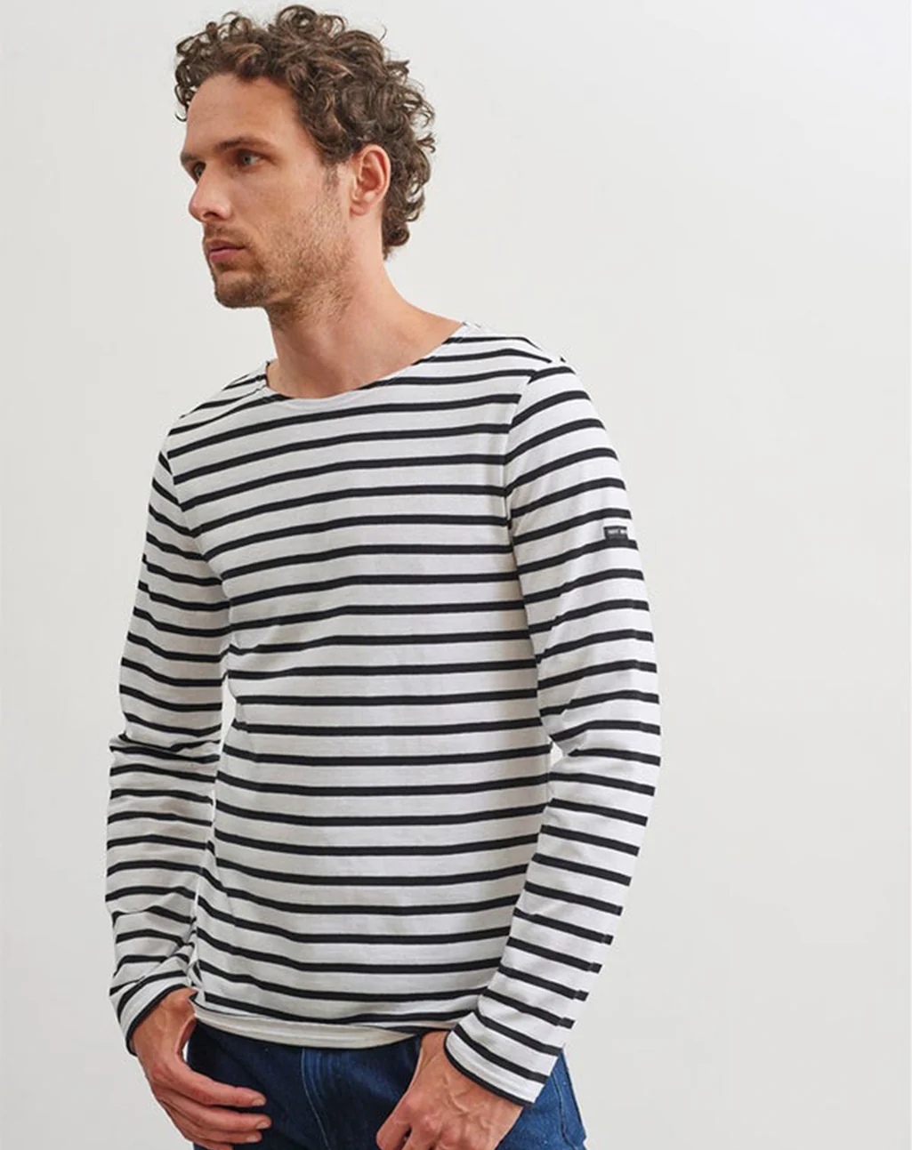 Traditioneel Bretons gestreept shirt | LICHT KATOEN | Minquiers Moderne