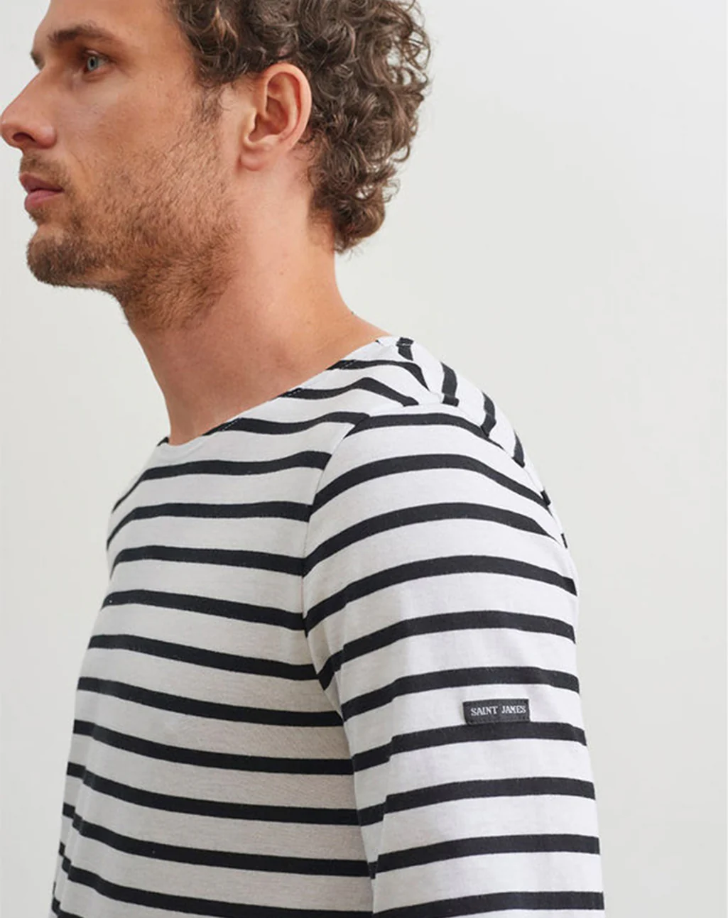 Traditioneel Bretons gestreept shirt | LICHT KATOEN | Minquiers Moderne - Afbeelding 4