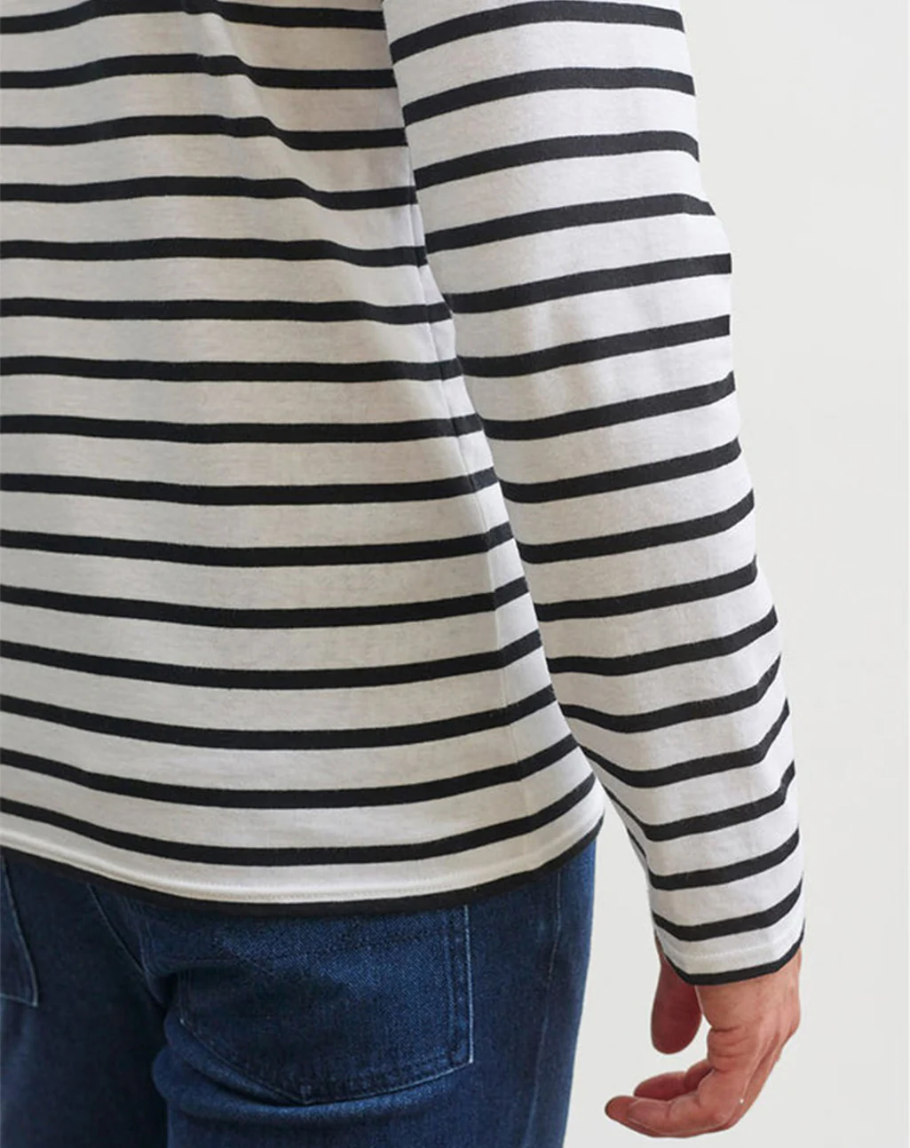 Traditioneel Bretons gestreept shirt | LICHT KATOEN | Minquiers Moderne - Afbeelding 6