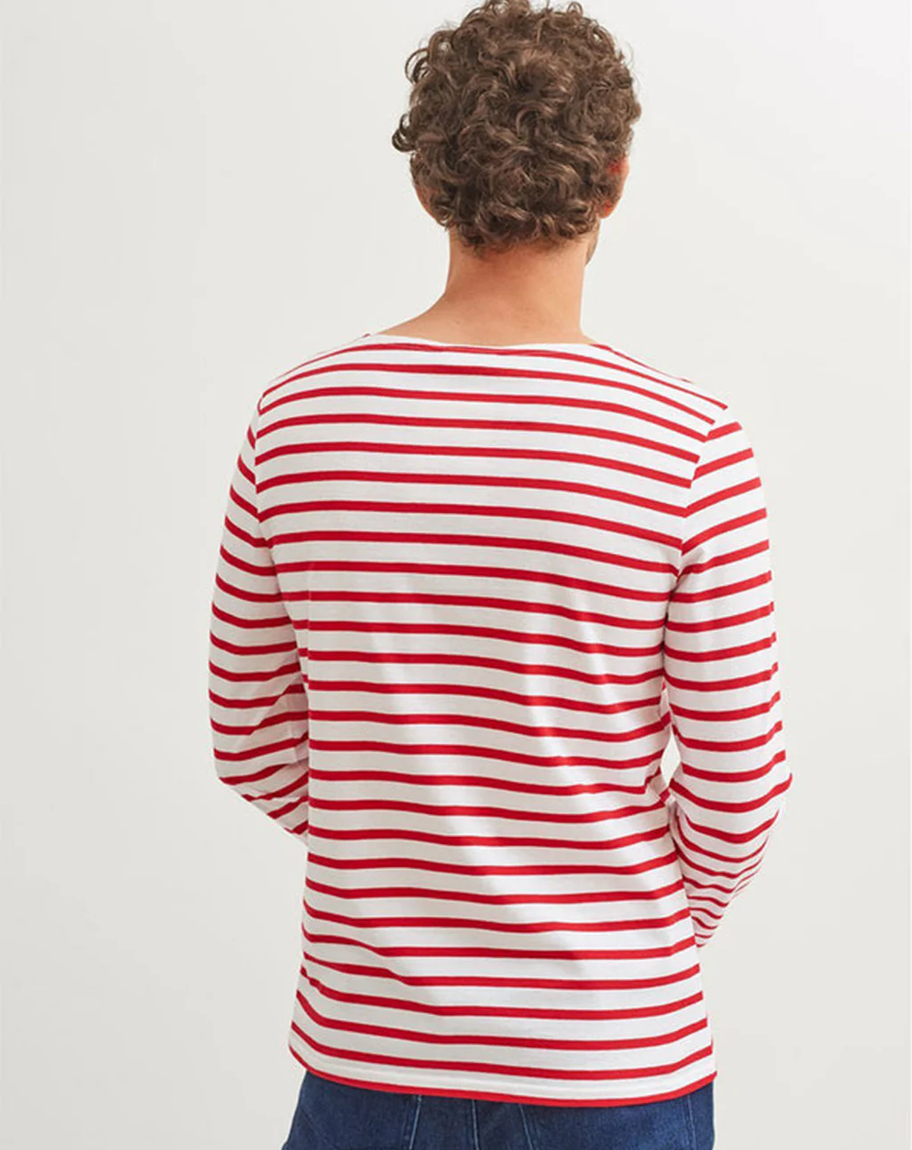 Traditioneel Bretons gestreept shirt | LICHT KATOEN | Minquiers Moderne - Afbeelding 3