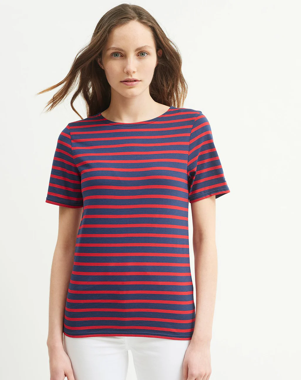 Bretons gestreept T-shirt | LICHT KATOEN | Levant Moderne - Afbeelding 6