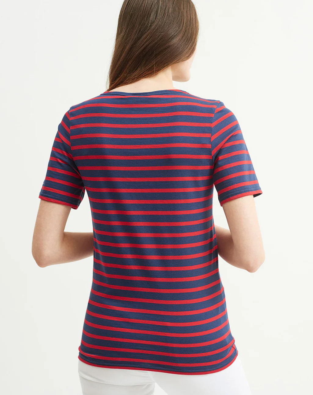 Bretons gestreept T-shirt | LICHT KATOEN | Levant Moderne - Afbeelding 7