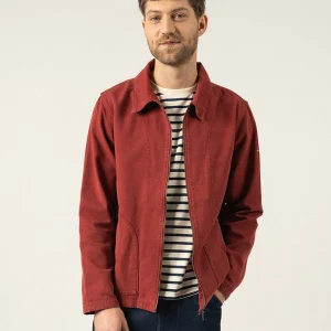 Canvas jas met rits | Zéphyr II