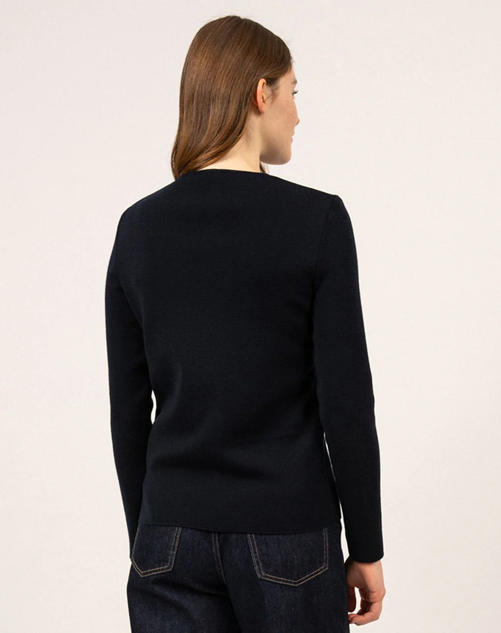 Fijngebreide trui met ronde hals | Molene - Afbeelding 6