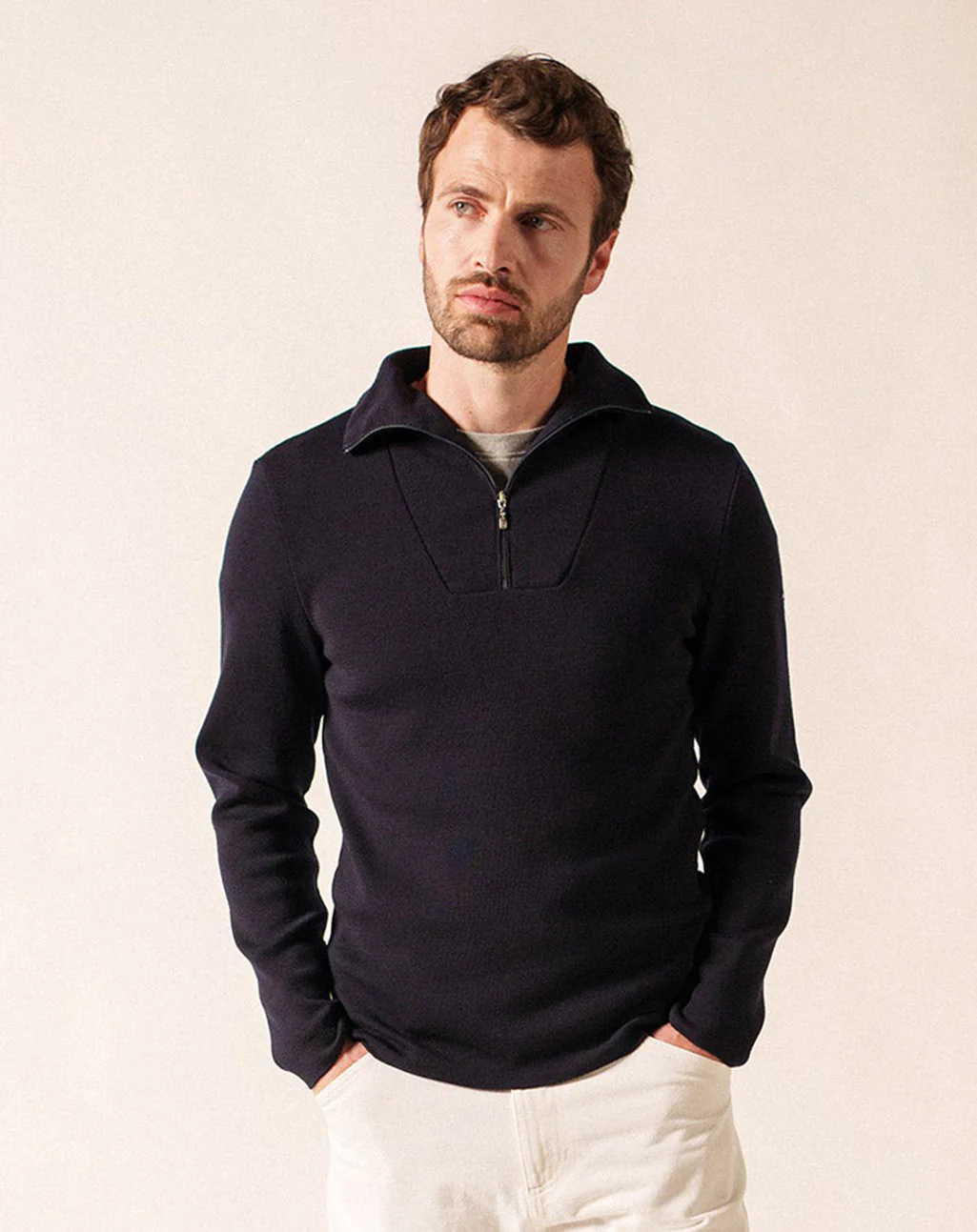 Schipperstrui van lichte wol | Passerelle H - Afbeelding 3