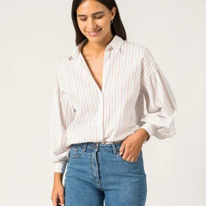 Blouse met pofmouwen | Adèle