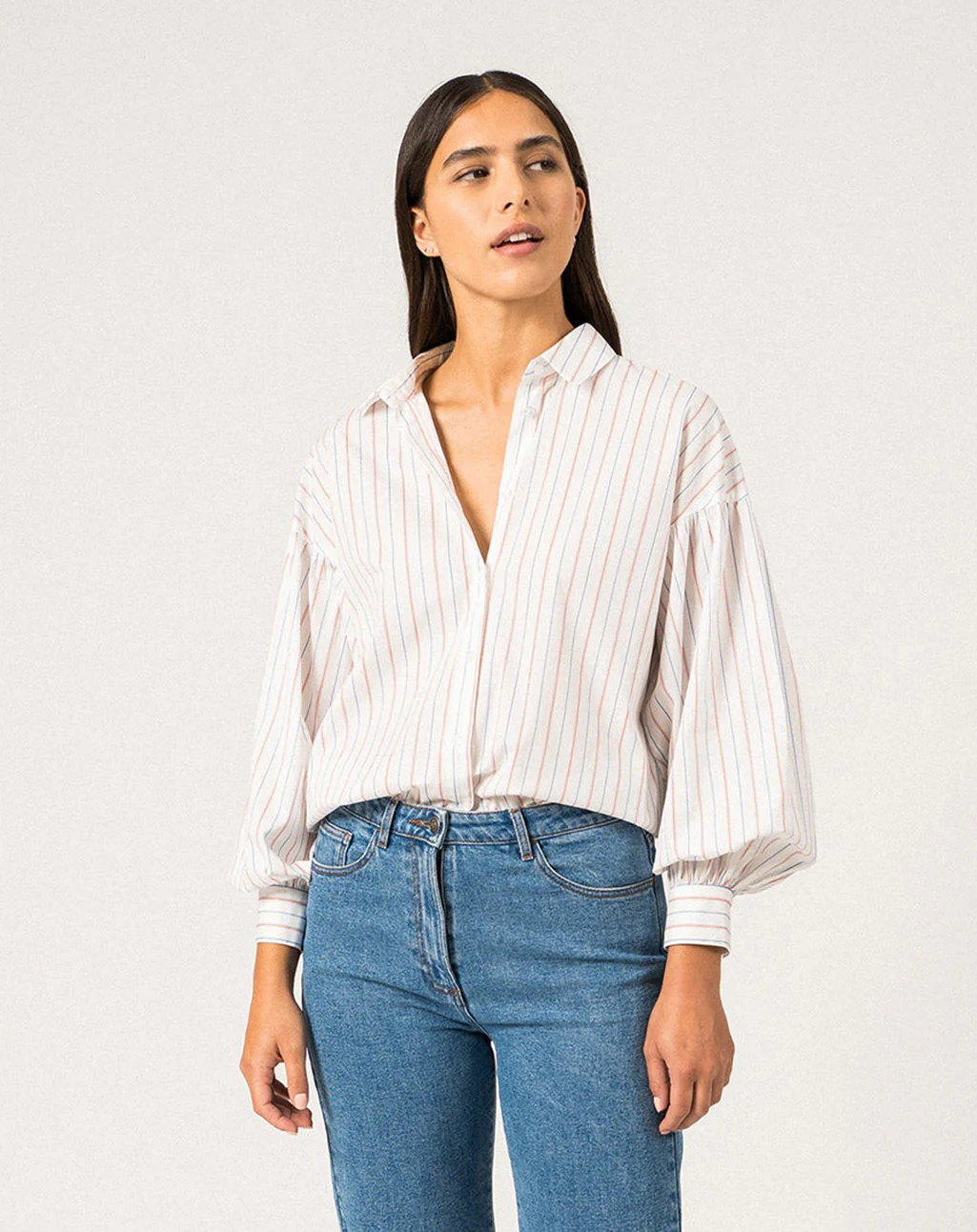 Blouse met pofmouwen | Adèle - Afbeelding 4