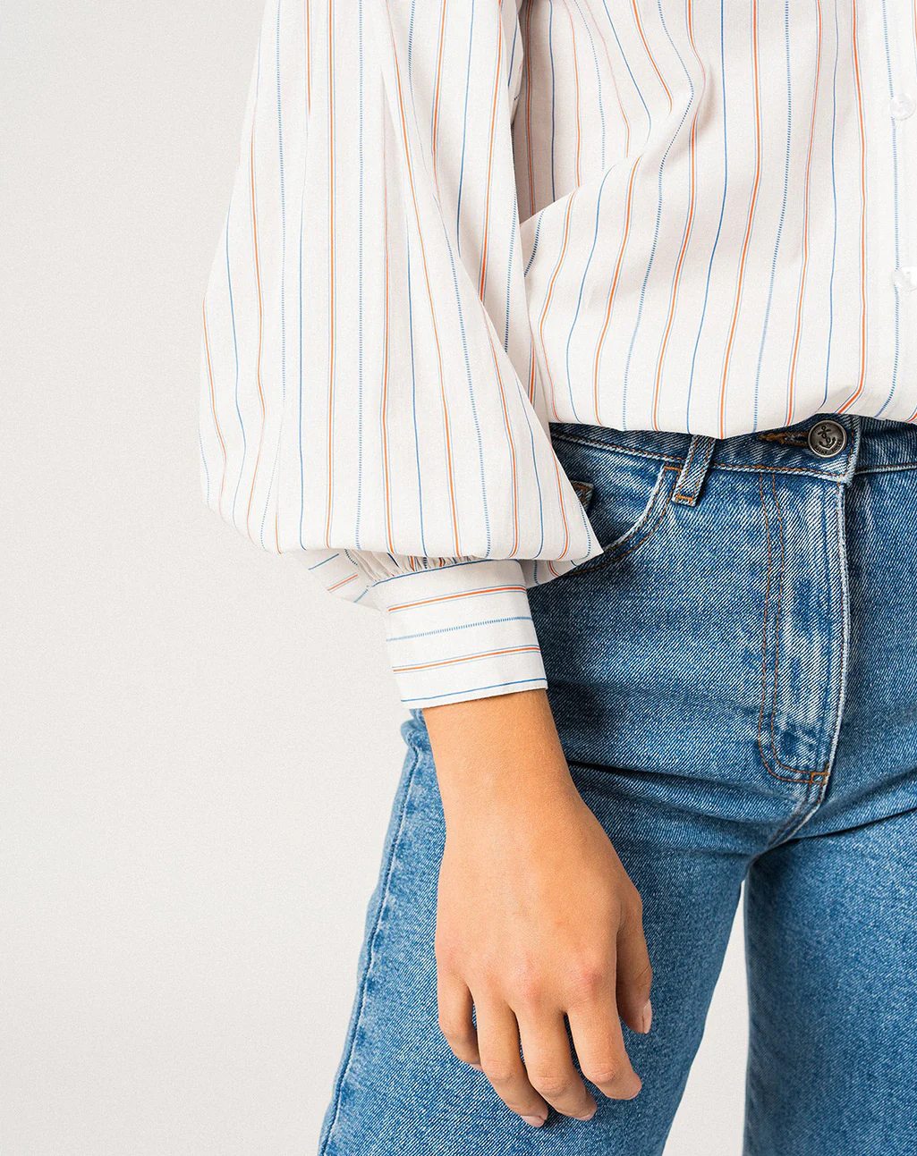 Blouse met pofmouwen | Adèle - Afbeelding 6