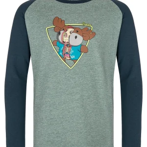 Katoenen T-shirt met lange mouwen voor jongens Kilpi SONIER-JB