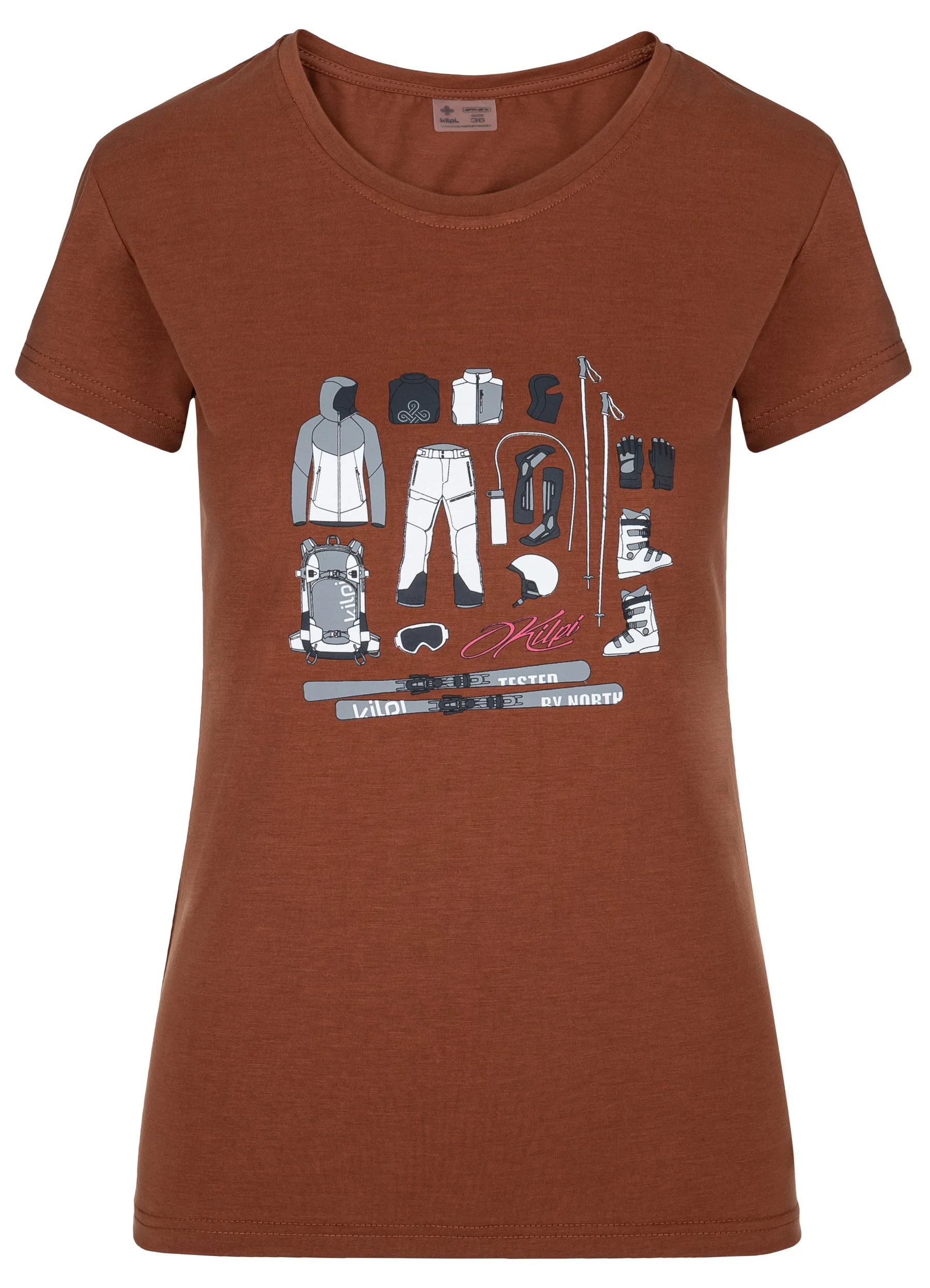 Dames t-shirt Kilpi TORNES-W - Afbeelding 6