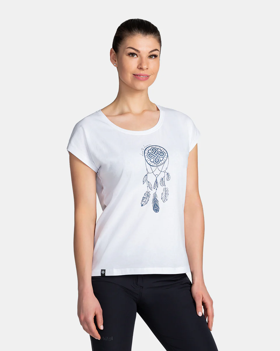 Dames katoenen t-shirt Kilpi ROANE-W - Afbeelding 6