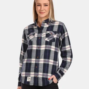 Dames flanellen overhemd Kilpi FLANNY-W