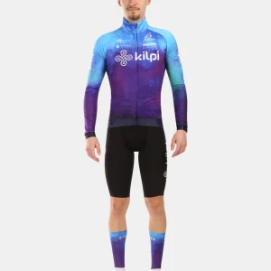 Heren fietstrui met lange mouwen VULCANO-M