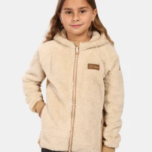 Girl´s hairy fleece hoodie Kilpi NORKA-JG