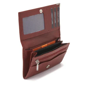 91-15158-3 Dames Dames Portemonnee Ritsvak HJ de Rooy Toronto 15158 Donkerrood (3059)