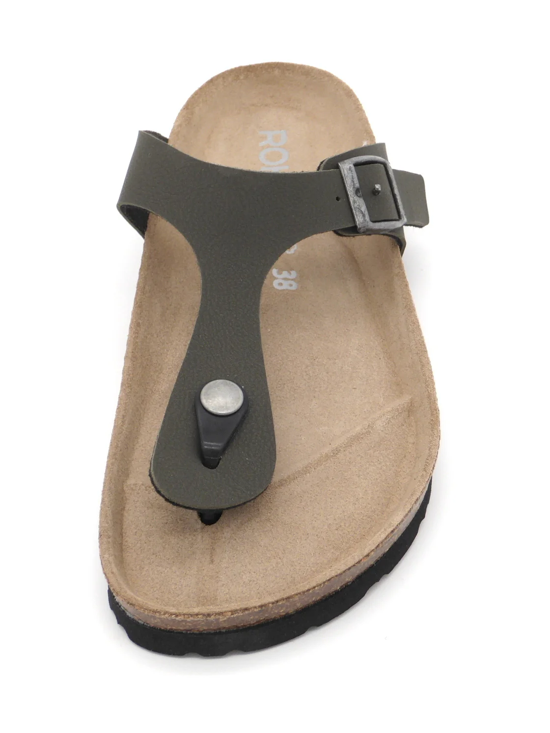 164-69-002 Dames Open Slippers Teenslippers Rohde 5628-61 Donkergroen (3204) - Afbeelding 4