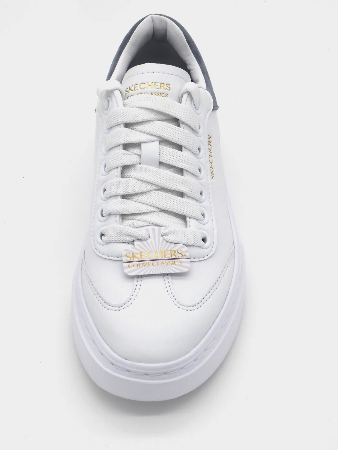 132-01-010 Dames Veterschoenen Sportief Skechers Cordova Classic Best Behavior 185060 WBL Wit (2678) - Afbeelding 4