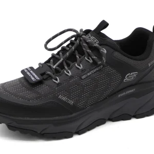 239-91-002 Heren Veterschoenen Wandelschoen Skechers D'Lux Journey-Defender Stitch 237694 BBK Zwart Combi  (3263)