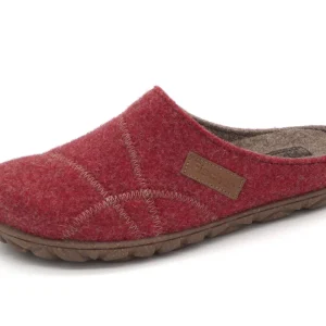 182-35-001 Dames Pantoffel-Muilen Ongevoerd Fischer 205640-311 Middenrood  (3397)