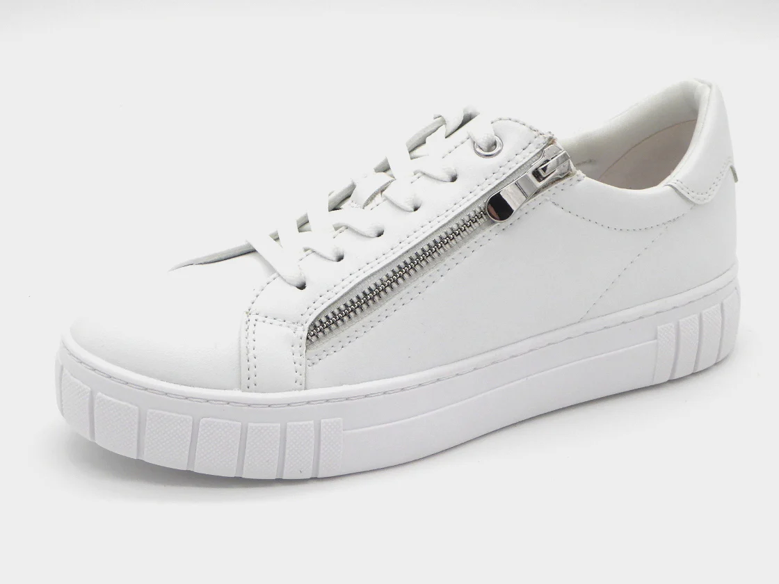 133-01-015 Dames Veterschoenen Sneaker Marco Tozzi 23764-100 Wit (2540)