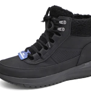 172-99-050 Dames Hoge Schoenen Boot Plat Skechers On-The-Go Stellar 144756 BBK Zwart (2814)