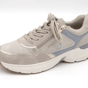 133-15-023 Dames Veterschoenen  Sneaker Marco Tozzi 23758-402 Middenbeige  (3474)