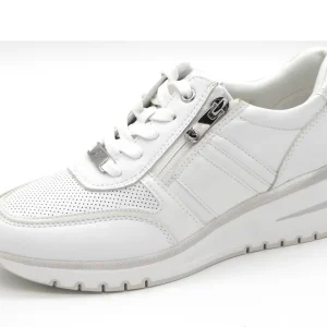 133-01-017 Dames Veterschoenen  Sneaker Marco Tozzi 23732-100 Wit  (2916)