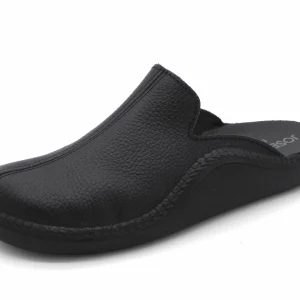 281-99-005 Heren Pantoffel-Muilen Leer Josef Seibel 17902-100 Monaco 202 Zwart  (2801)