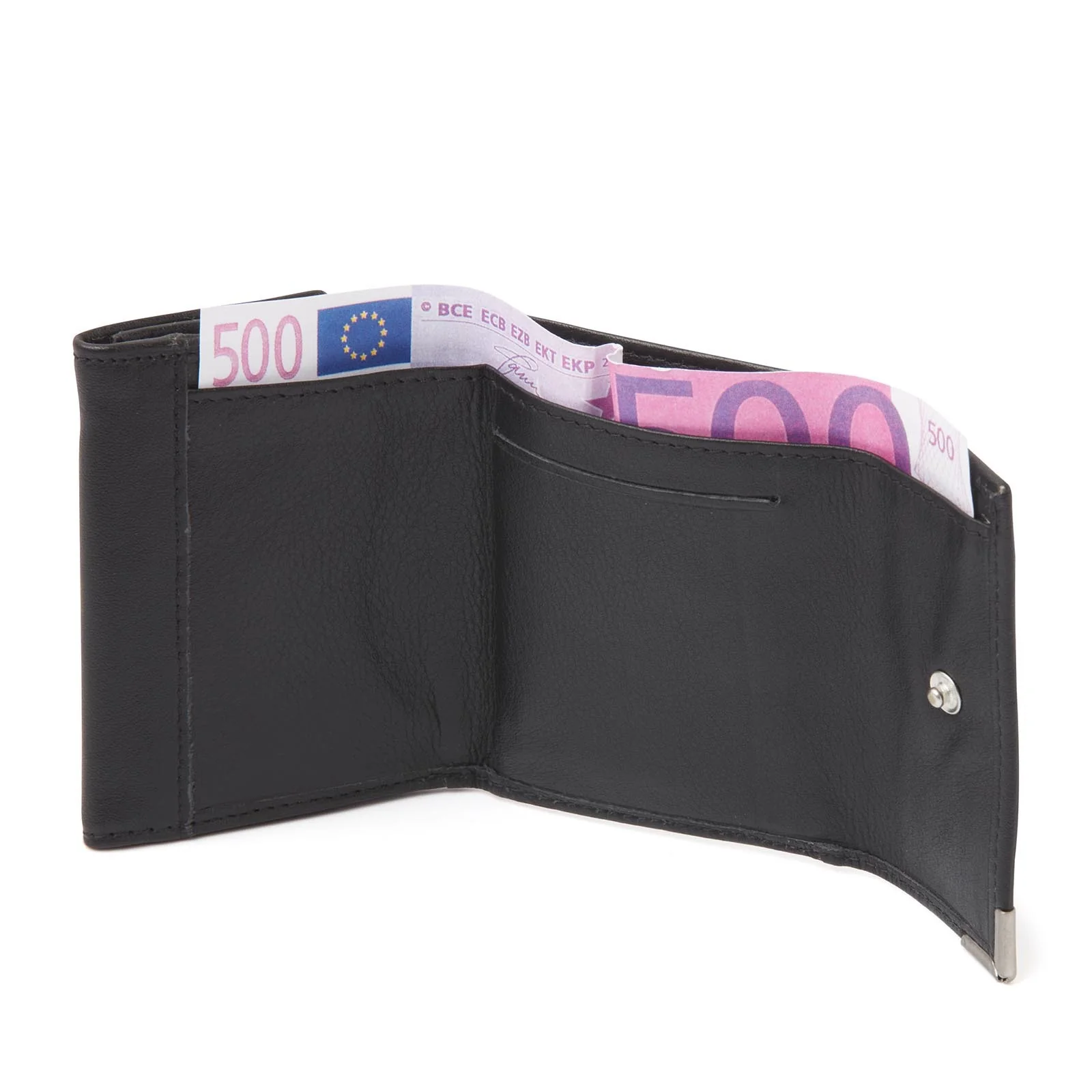 92-15560-9 Lederwaren Heren Portemonnee Bilfolds HJ de Rooy Toronto 15560 Zwart (3009) - Afbeelding 3