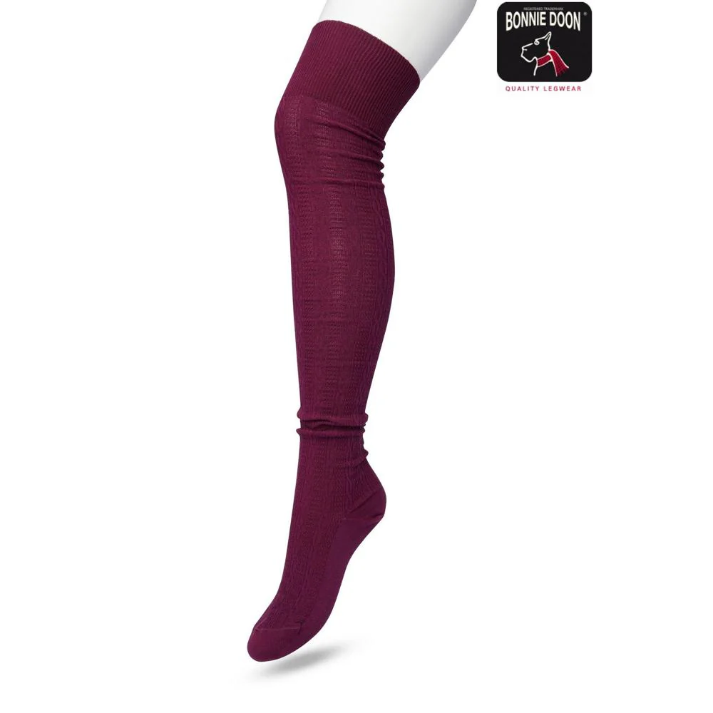 Classic Cable Over Knee Sock P53498 - Afbeelding 8