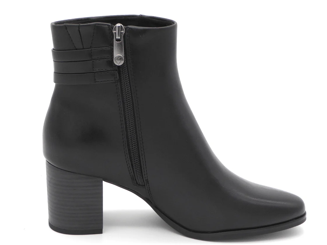 171-99-012 Dames Hoge Schoenen Boot Hak Marco Tozzi 25326-098 Zwart (2729) - Afbeelding 3