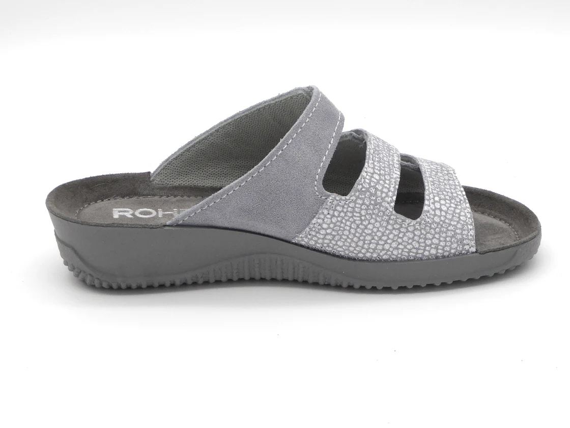 161-85-005 Dames Open Slippers Comfort Rohde 1932-52 Middengrijs (3578) - Afbeelding 3