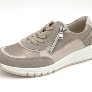 131-15-012 Dames Veterschoenen  Comfort Waldlaufer 957007-500-083 Middenbeige Wijdte H (3506)