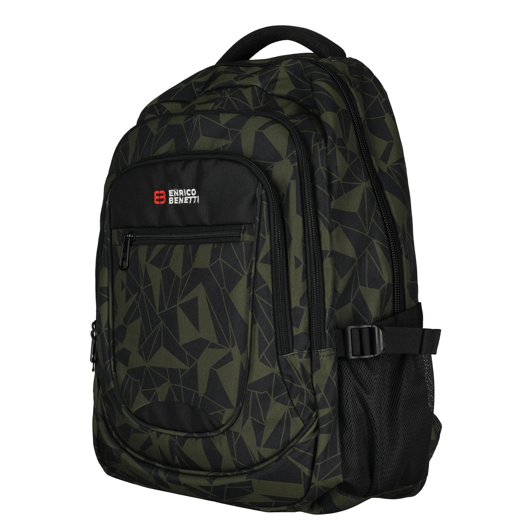 98-62038-029 Lederwaren Rugtas Middel 17 Enrico Benetti 62038-029 Donkergroen (1056) - Afbeelding 6