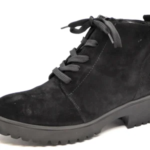 172-99-022 Dames Hoge Schoenen Boot Plat Waldlaufer 716807-195-001 Zwart Wijdte H (2111)
