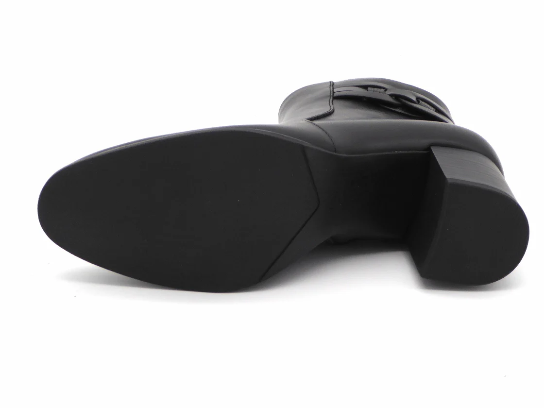 171-99-012 Dames Hoge Schoenen Boot Hak Marco Tozzi 25326-098 Zwart (2729) - Afbeelding 5