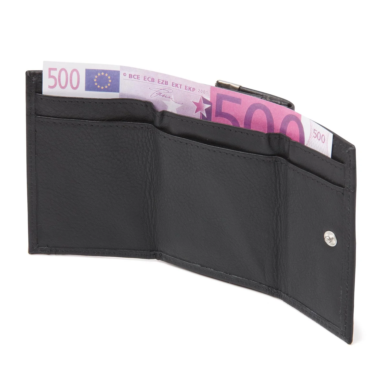 92-15516-9 Heren Heren Portemonnee Bilfolds HJ de Rooy Toronto 15516 Zwart (3070) - Afbeelding 3