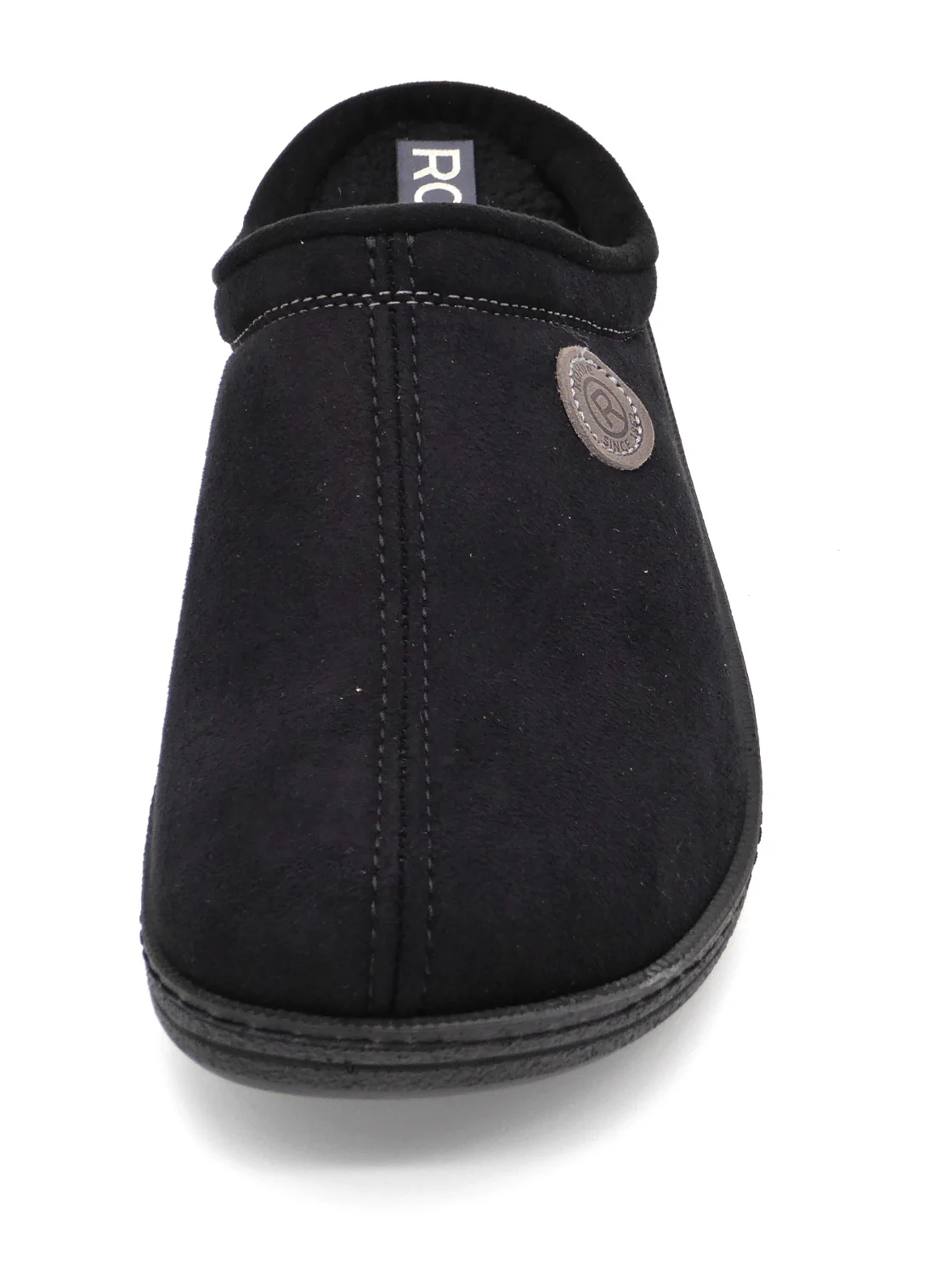 283-99-003 Heren Pantoffel-Muilen Gevoerd Rohde 7141-90 Zwart (2864) - Afbeelding 4