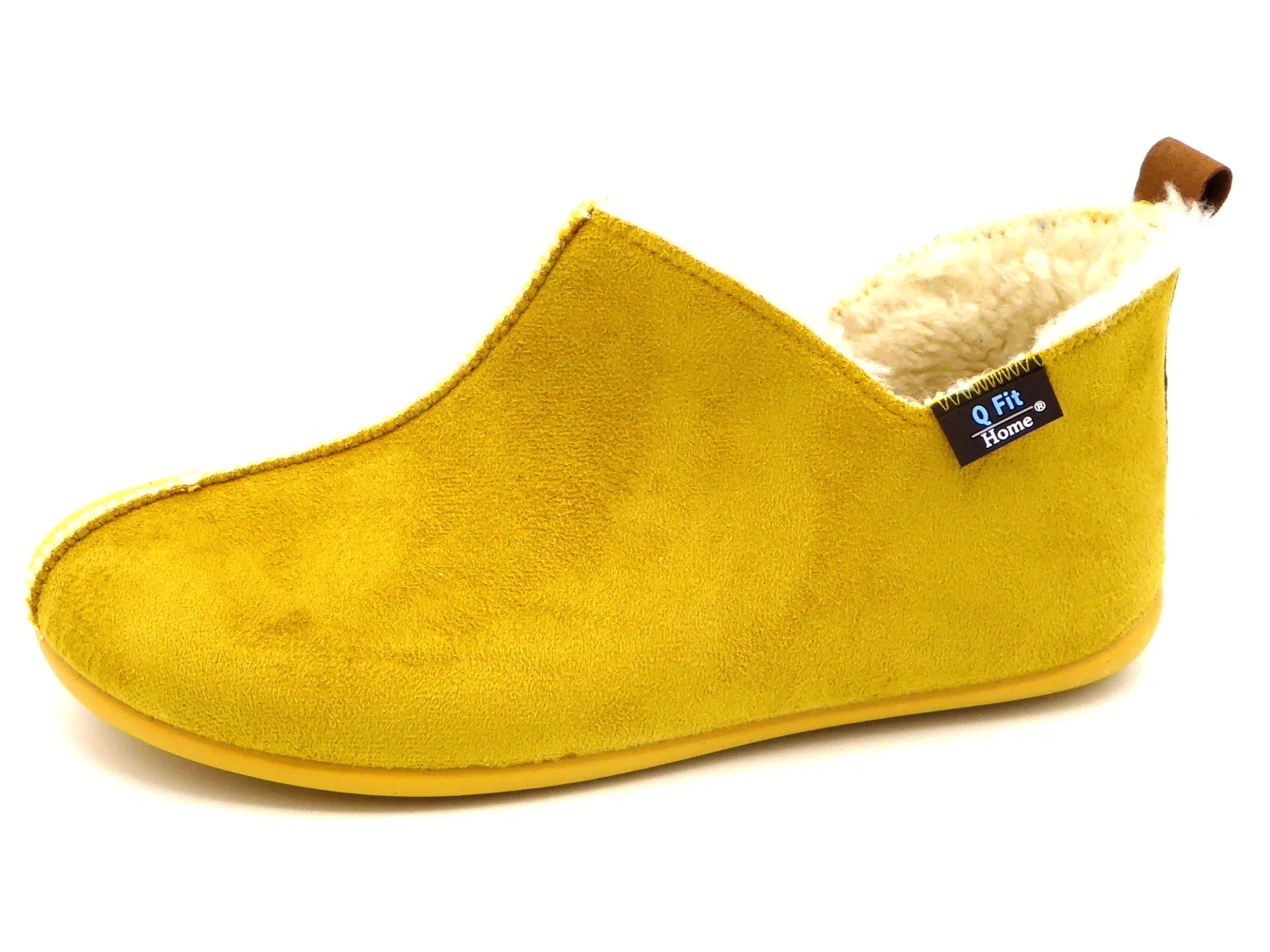 193-41-001 Dames Pantoffel-Gesloten Gevoerd Q-Fit Madrid 3300.2.003 Geel (2030) - Afbeelding 2