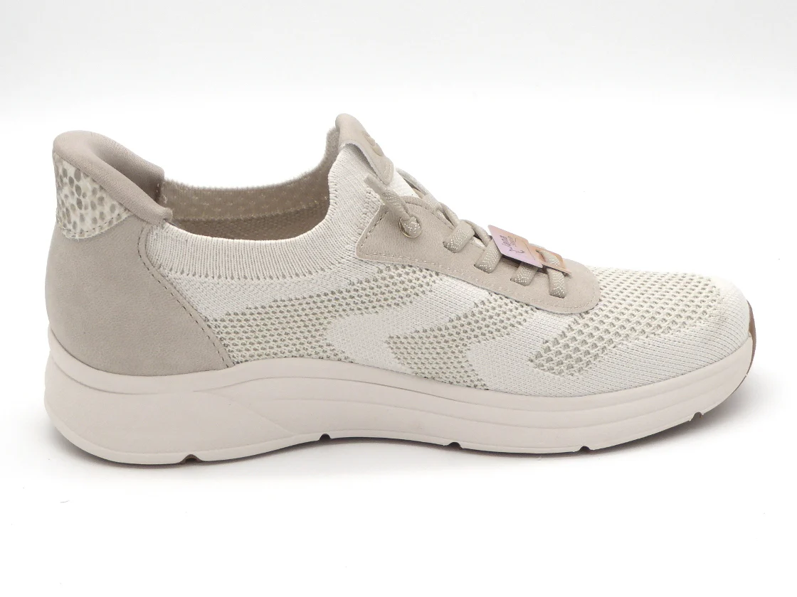 142-11-004 Dames Instappers Sportief Jana 23777-499 Lichtbeige Wijdte H (3486) - Afbeelding 3