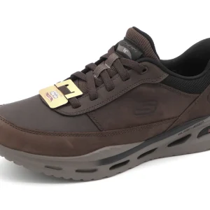 242-29-011 Heren Instappers Sportief Skechers Slip-Ins Arch Fit Orvan Moxley 210981 COC Donkerbruin  (3451)